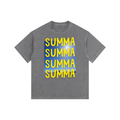 SUMMA Vintage Washed Oversized Cotton T-Shirt