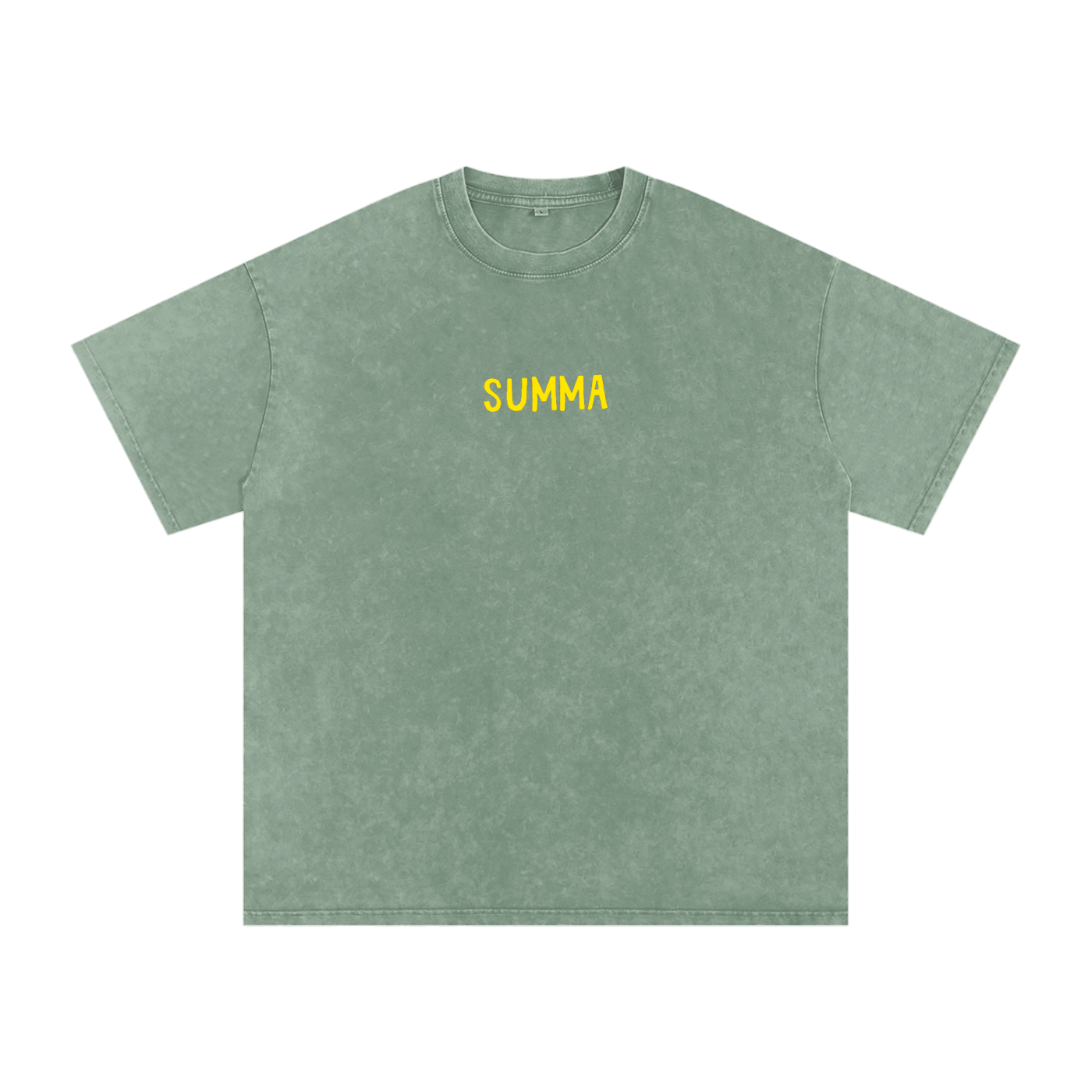 SUMMA Snow Washed Oversized Cotton T-Shirt