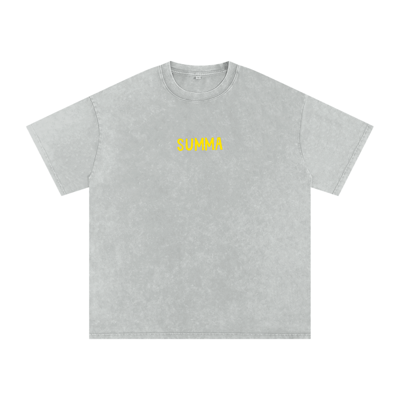 SUMMA Snow Washed Oversized Cotton T-Shirt