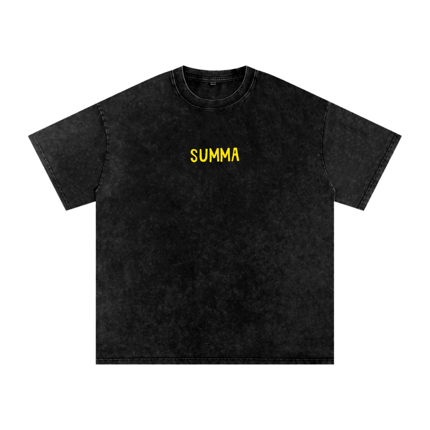 SUMMA Snow Washed Oversized Cotton T-Shirt