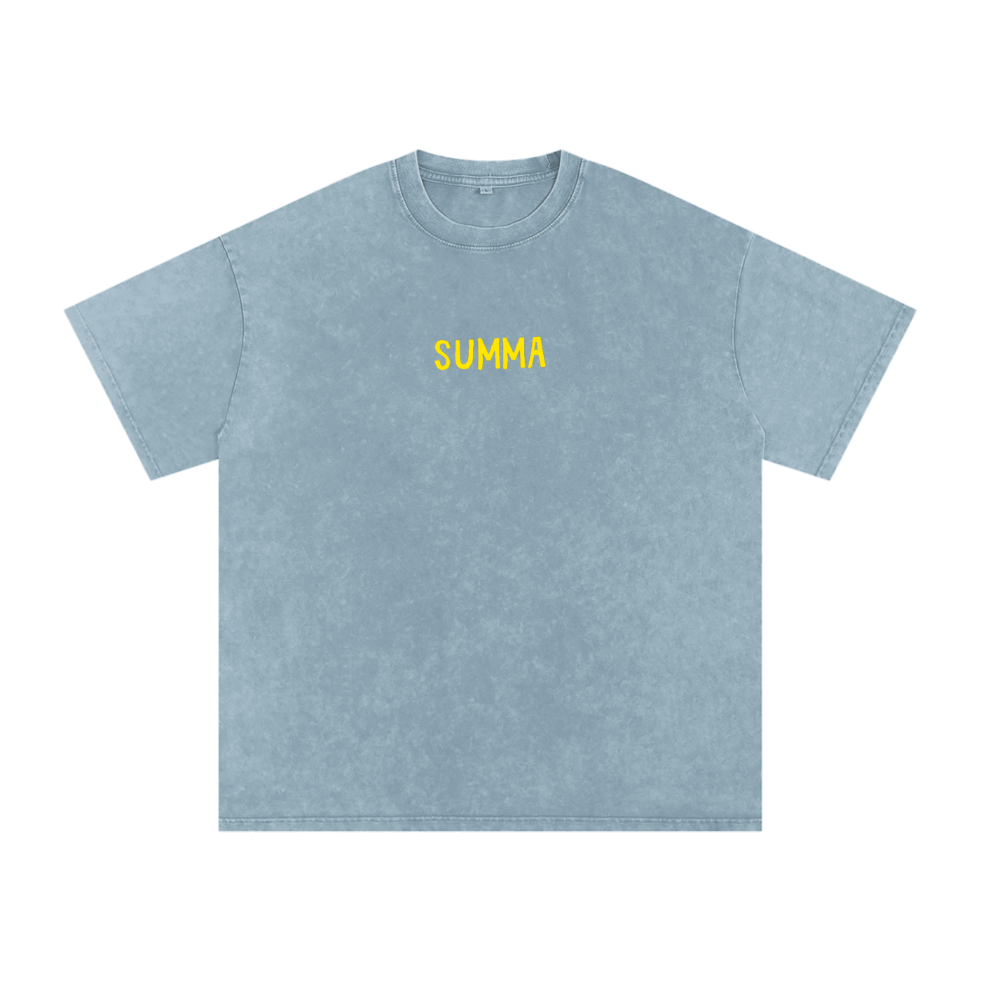 SUMMA Snow Washed Oversized Cotton T-Shirt