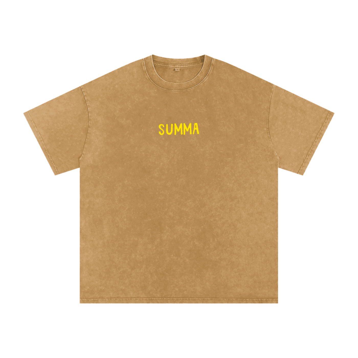 SUMMA Snow Washed Oversized Cotton T-Shirt